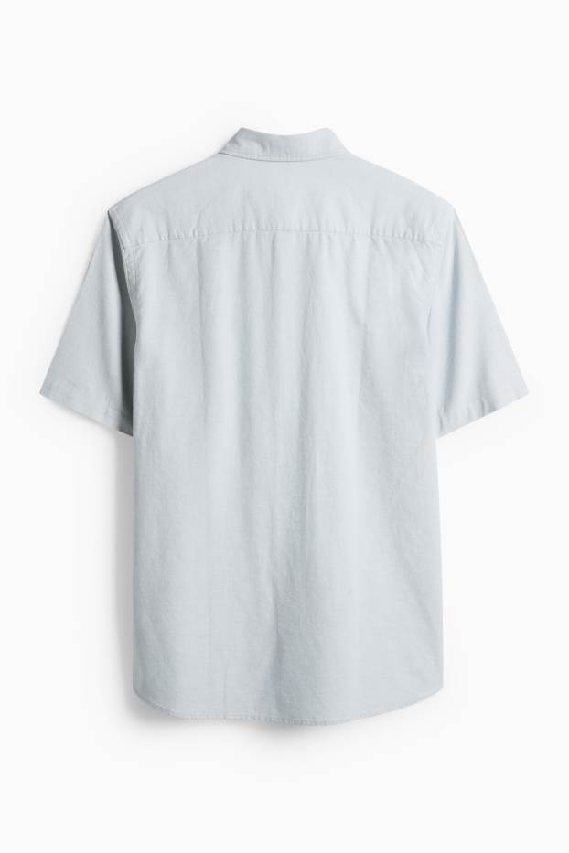 Home - Camisa - regular fit - button-down - verd menta