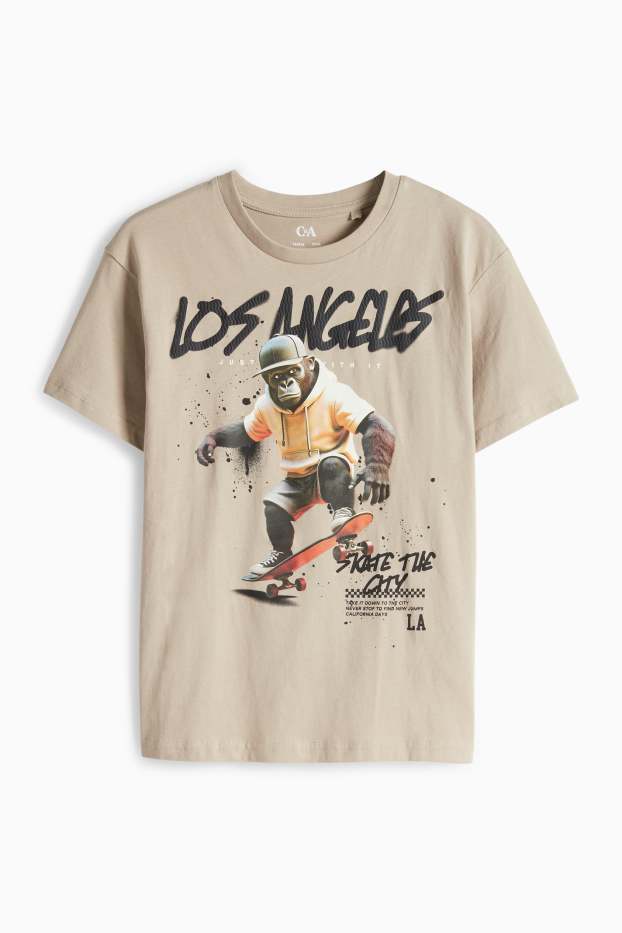 Copii - Băieți - Tricou - bej