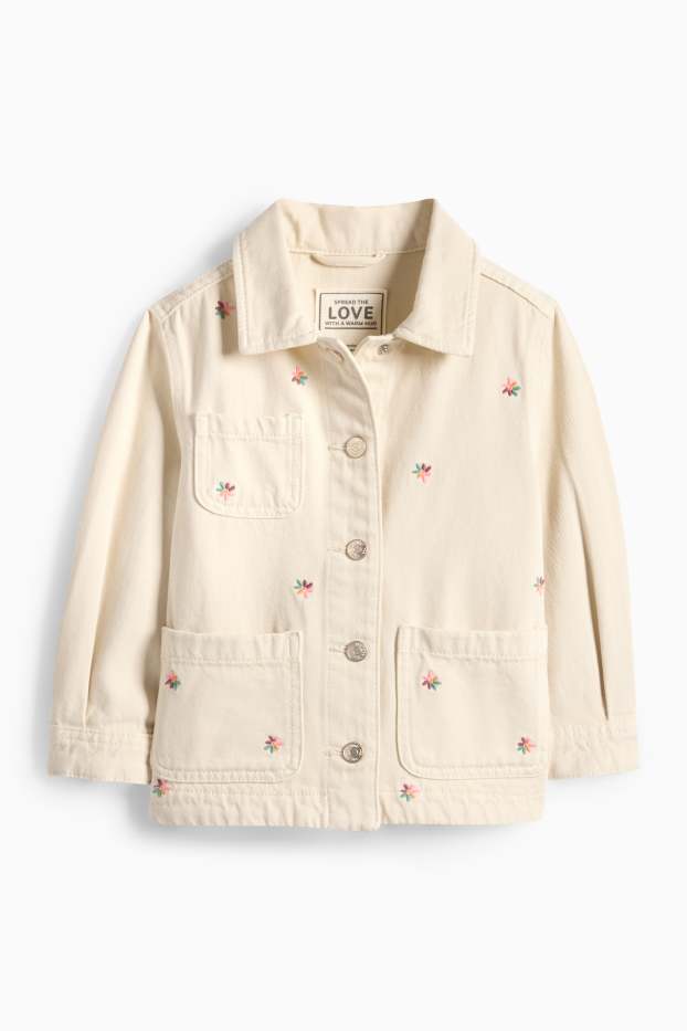Bambine - Giacca di jeans - bianco crema