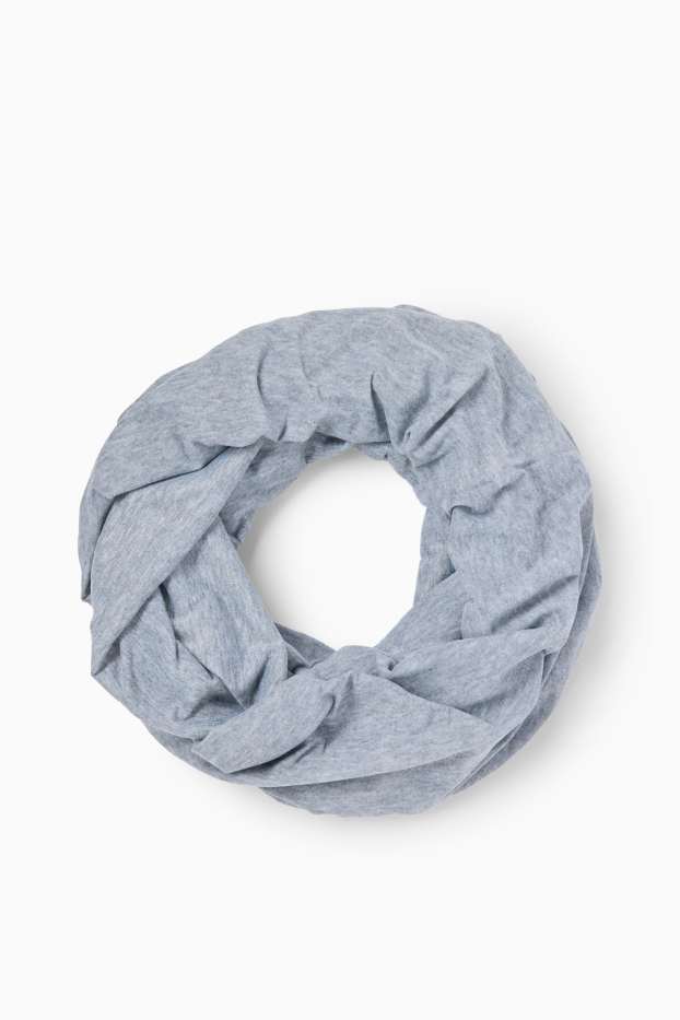 Dames - Pareo - licht grijs-mix