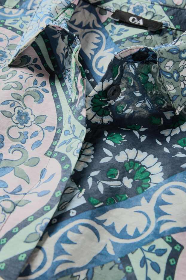 Femei - Bluză - albastru închis