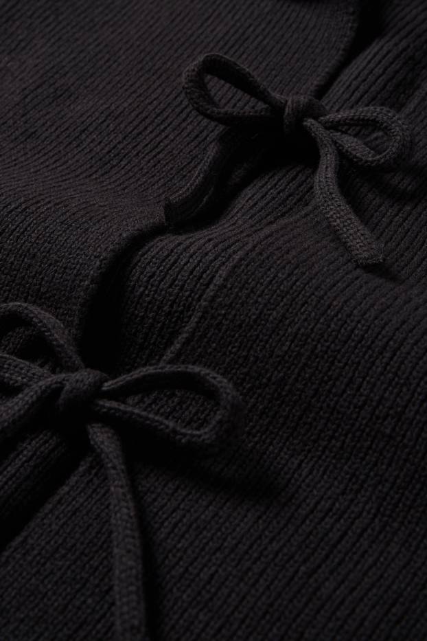 Damen - Strickjacke - schwarz