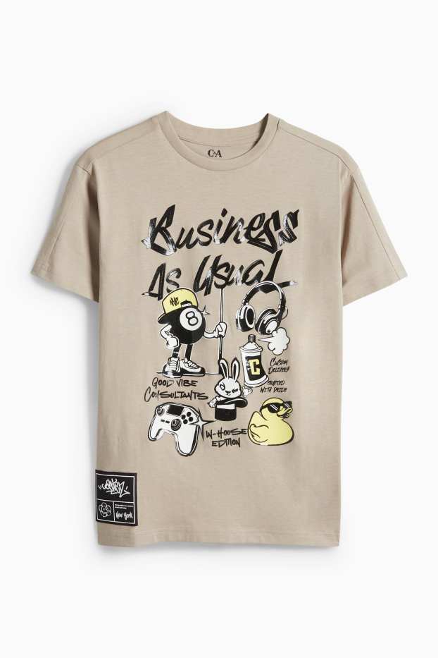 Enfants garçons - T-shirt - beige