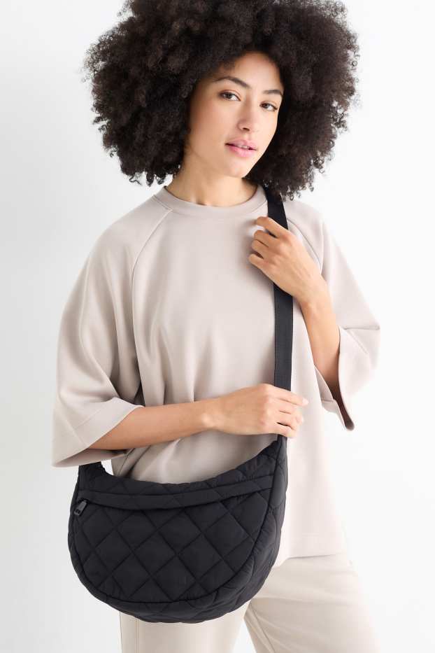 Dona - Bandolera enconxada - negre