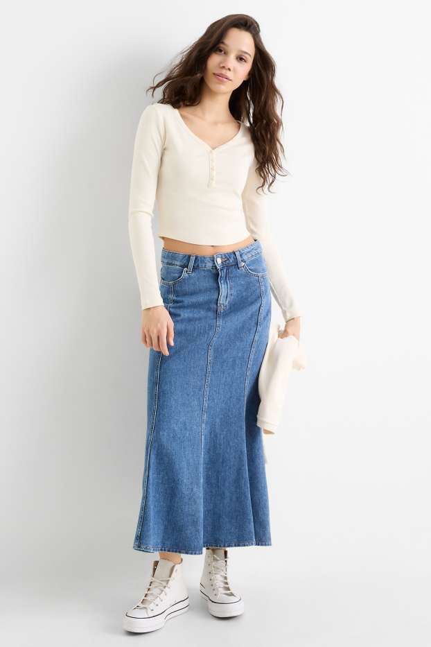 Donna - Gonna di jeans - jeans blu