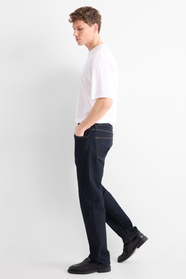 Pánské - Regular jeans - džíny - tmavomodré