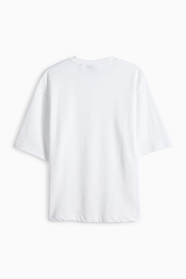 Herren - T-Shirt - Relaxed Fit - weiß