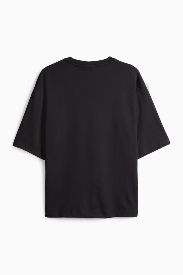 Herren - T-Shirt - Relaxed Fit - schwarz