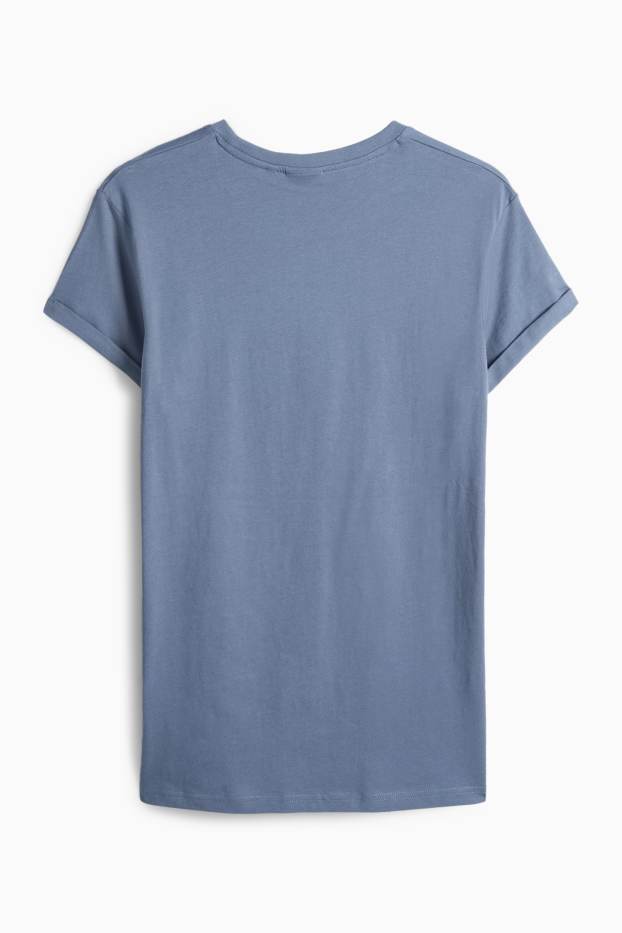 Herren - T-Shirt - Slim Fit - dunkelblau