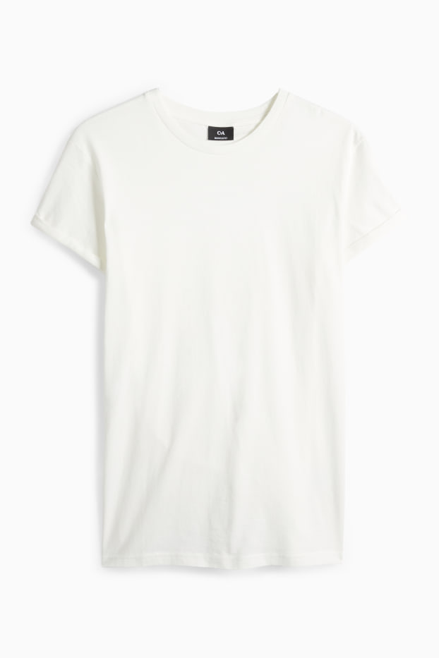 Herren - T-Shirt - Slim Fit - weiß