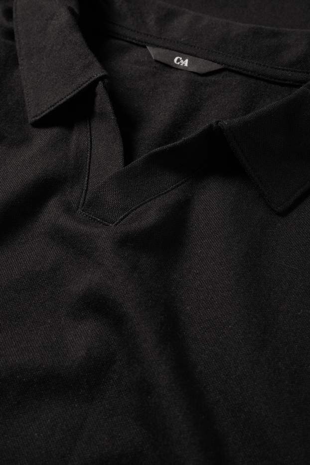 Herren - Poloshirt - Regular Fit - schwarz