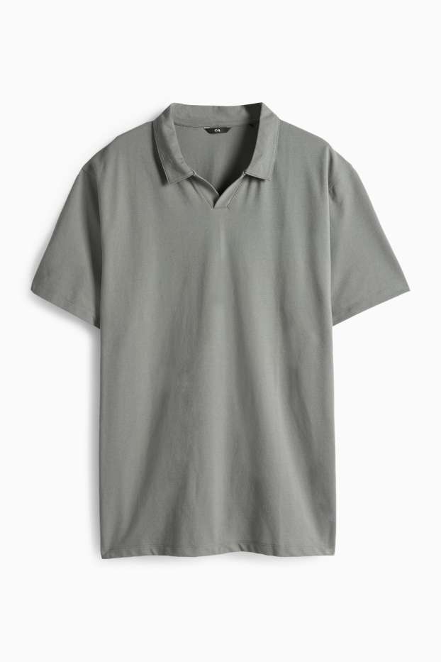 Herren - Poloshirt - Regular Fit - grau