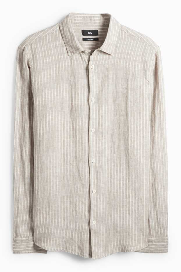 Pánské - Košile - béžová