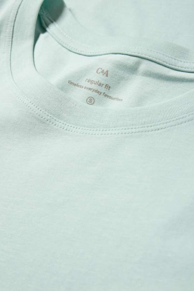 Donna - T-shirt - regular fit - verde menta