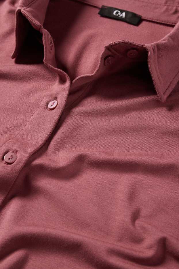 Damen - Hemdbluse - bordeaux