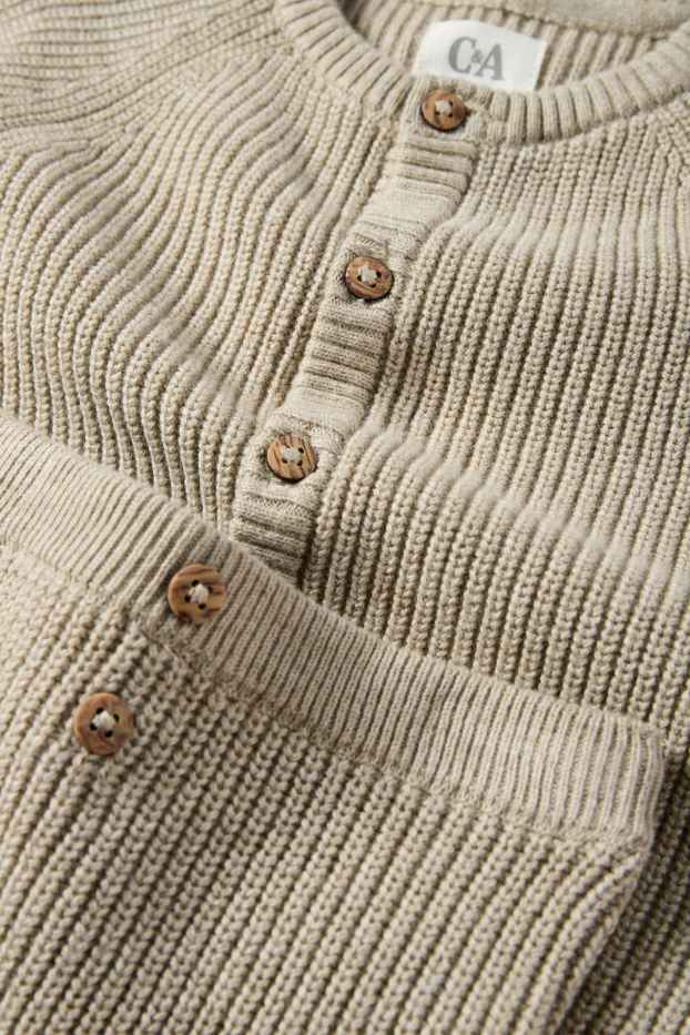 Baby Buben - Baby-Outfit - gerippt - 2 teilig - grün