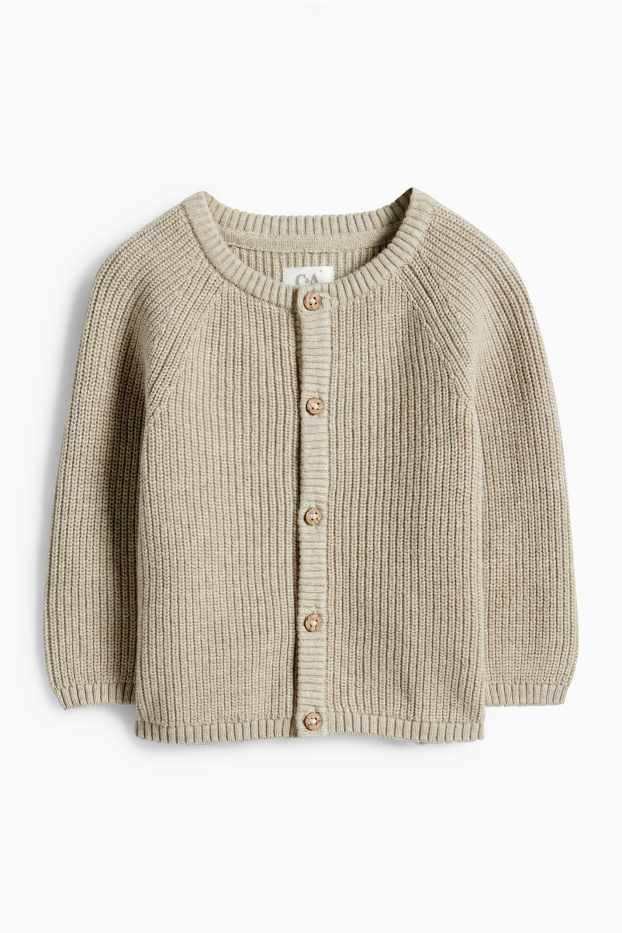 Baby Buben - Baby-Outfit - gerippt - 2 teilig - grün