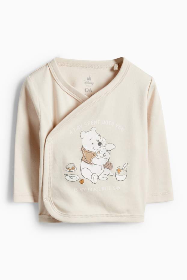Unisex - Winnie Puuh - Erstlingsoutfit - 2 teilig - weiss / beige