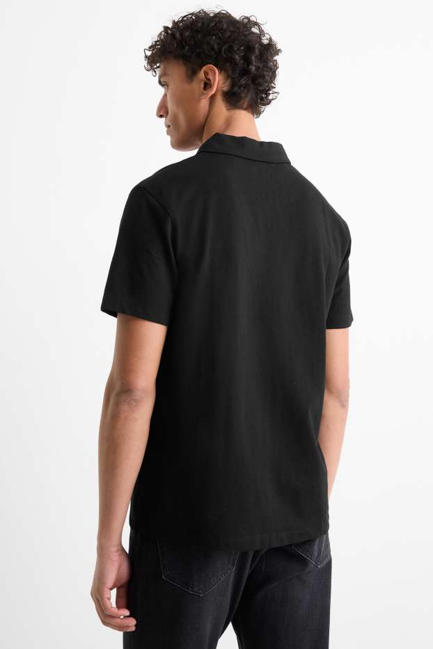 Hommes - Polo - regular fit - noir