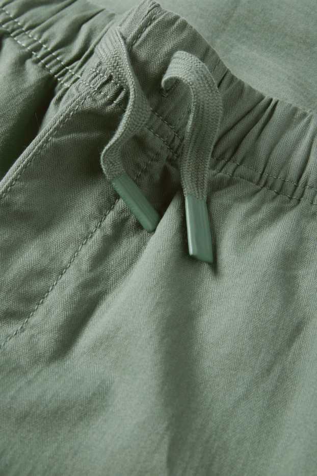 Enfants garçons - Pantalon cargo - vert foncé