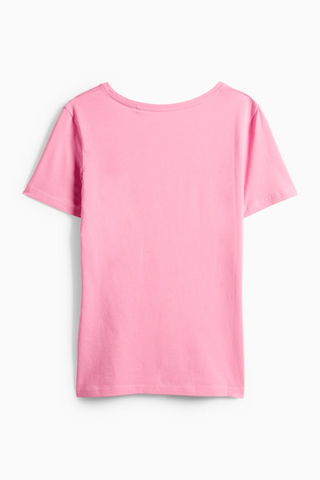 Damen - T-Shirt - Slim Fit - pink