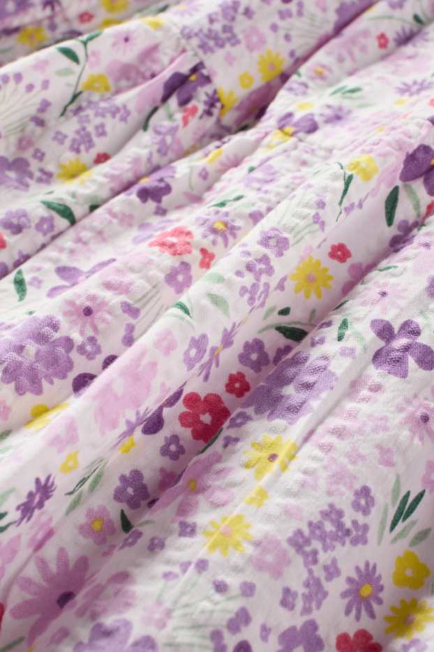 Copii - Fete - Floare - rochie - structurată - multicolor