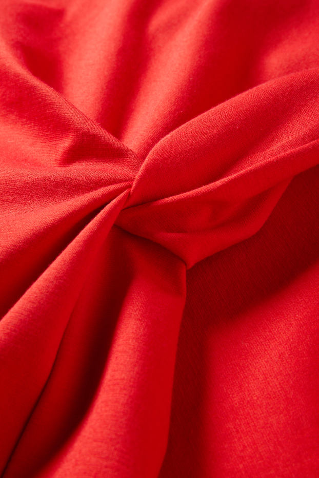 Dames - Fit & flare-jurk - rood