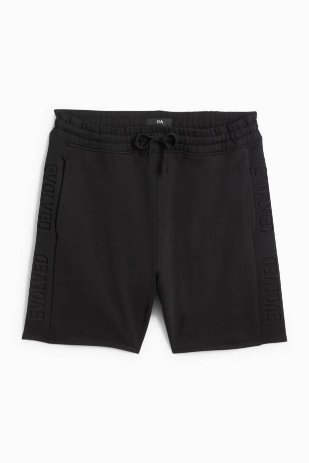 Men - Sweat shorts - black