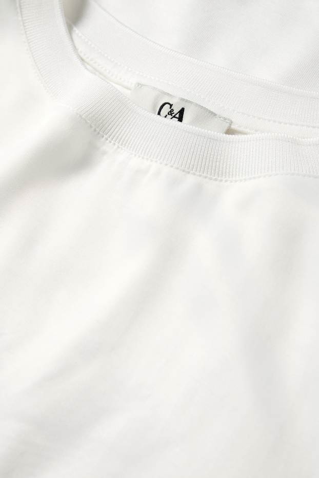 Femmes - T-shirt - regular fit - blanc