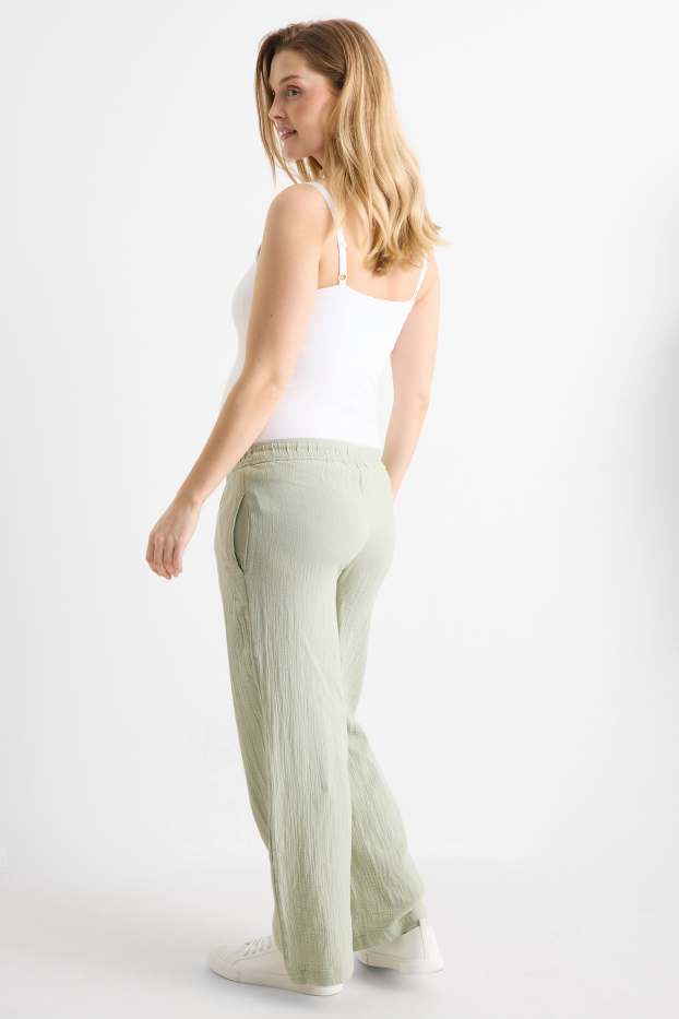Donna - Pantaloni premaman - relaxed fit - verde chiaro