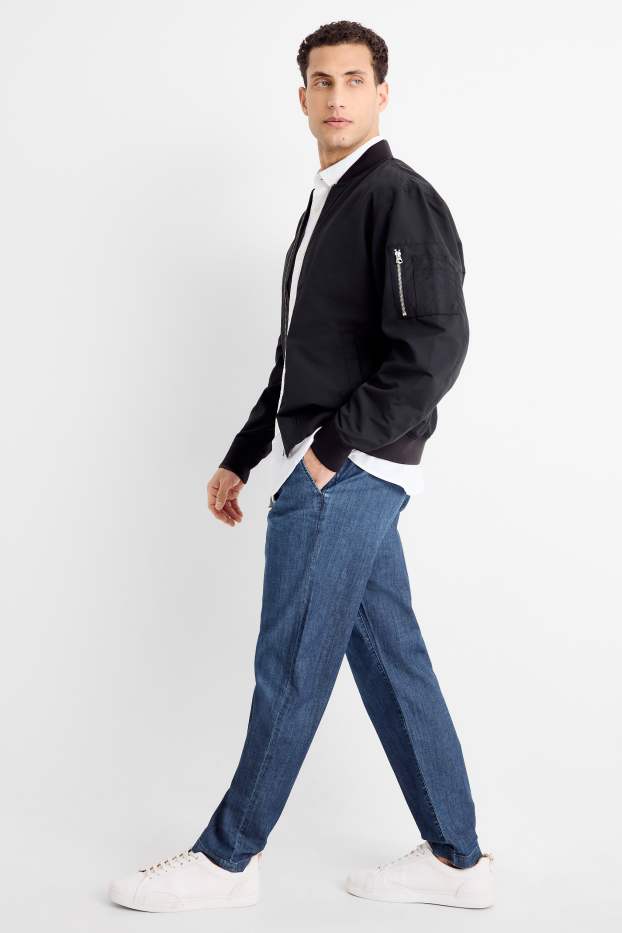 Herren - Chino-Jeans - Tapered Fit - jeansblau