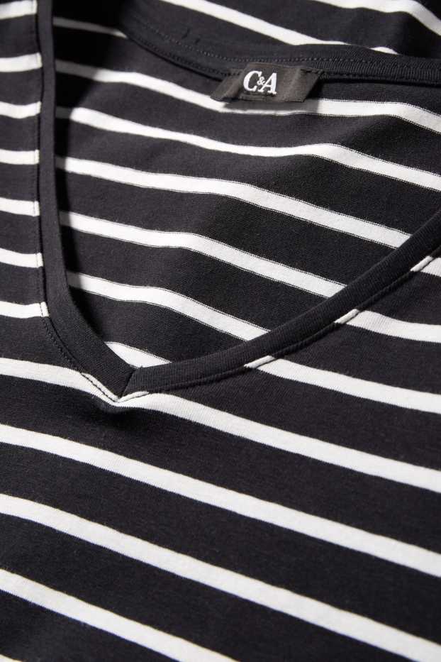 Femmes - T-shirt - noir / blanc