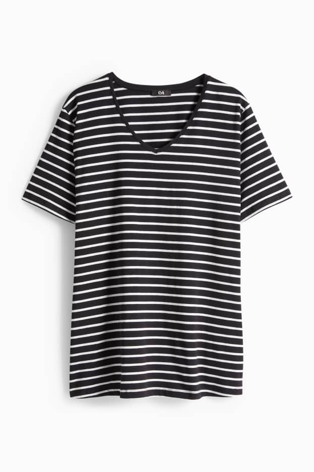 Femmes - T-shirt - noir / blanc