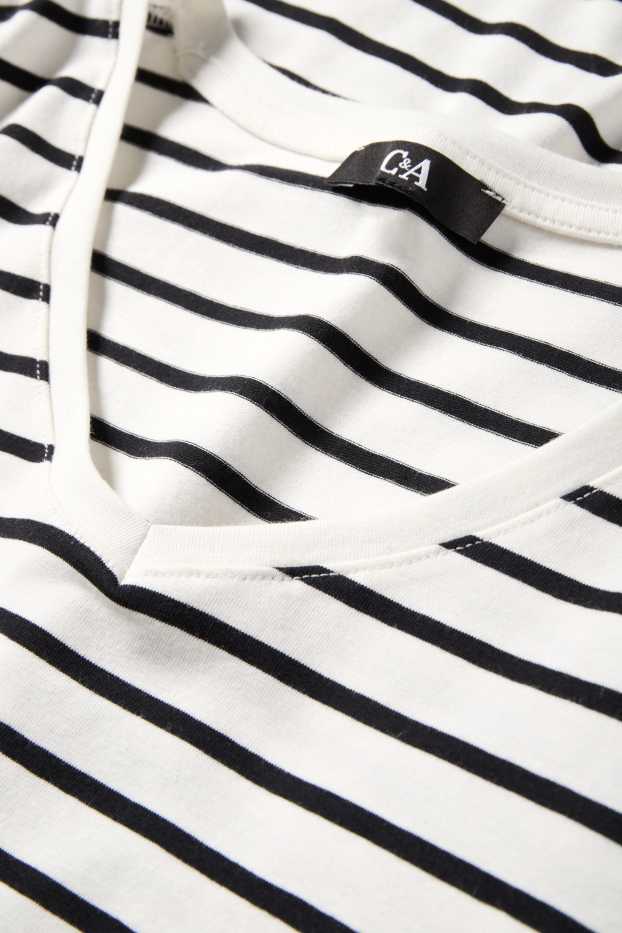 Femmes - T-shirt - noir / blanc