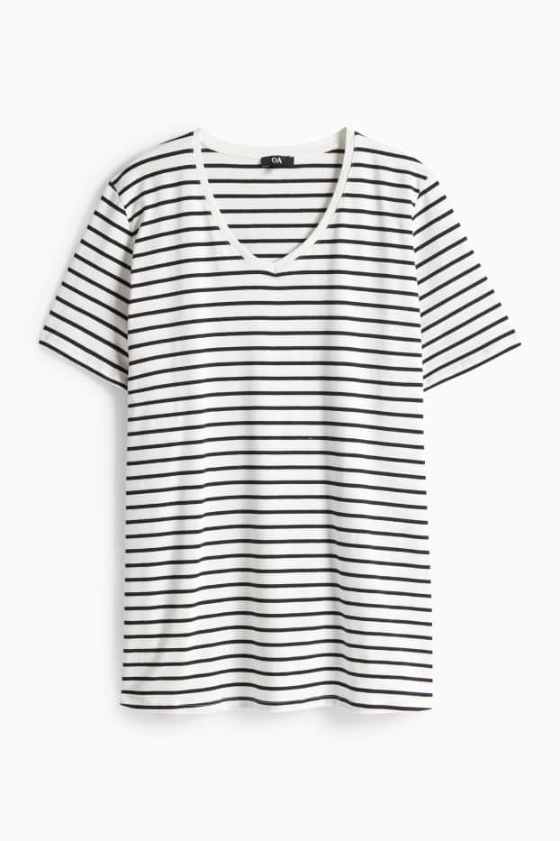 Femmes - T-shirt - noir / blanc
