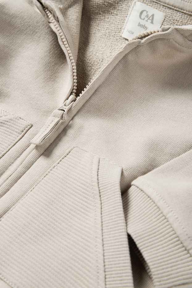 Miminka - chlapci - Svetr pro miminka - taupe