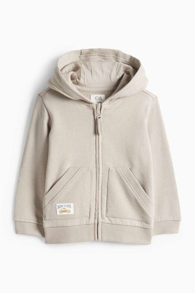 Miminka - chlapci - Svetr pro miminka - taupe