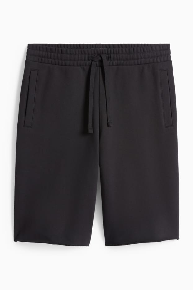 Men - Sweat shorts - black