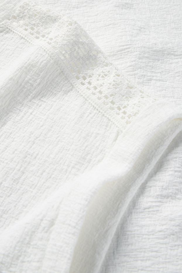 Damen - T-Shirt - Regular Fit - weiß