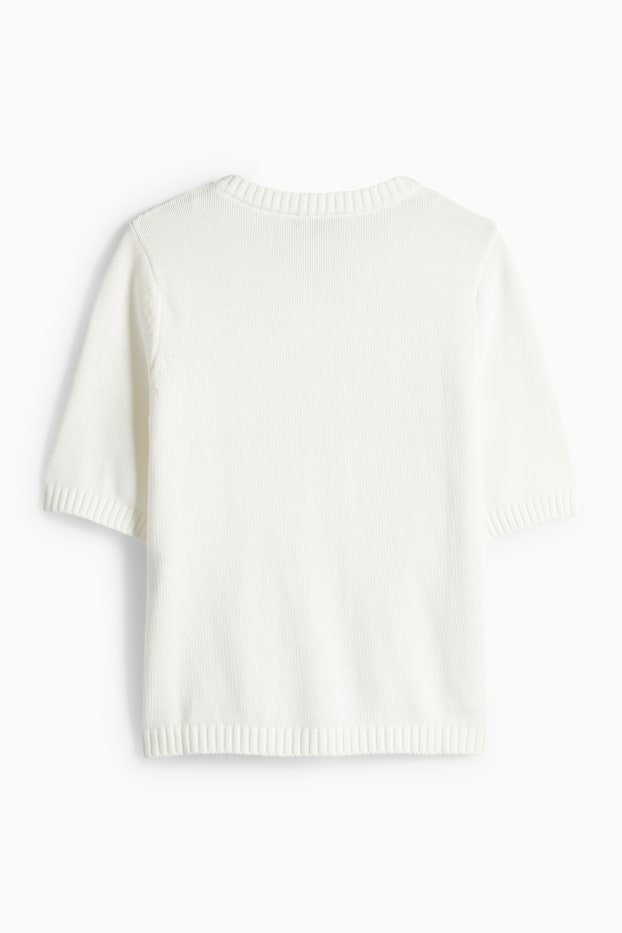 Women - Cardigan - white