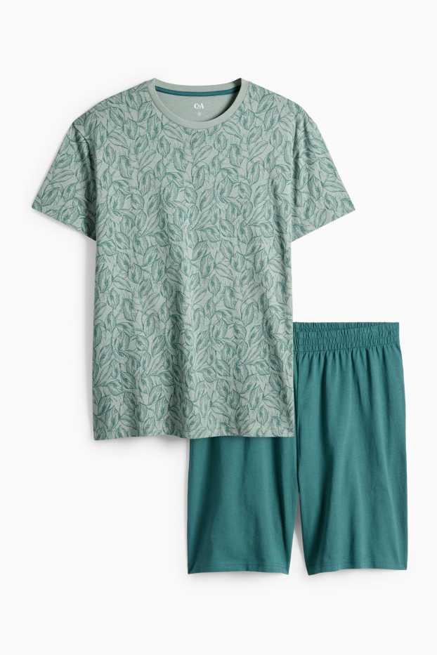 Men - Short pyjamas - green
