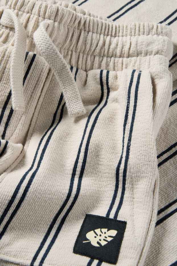 Children Boys - Joggers - cremewhite