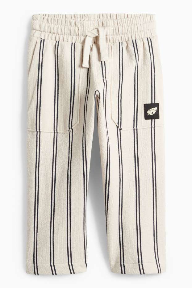 Children Boys - Joggers - cremewhite