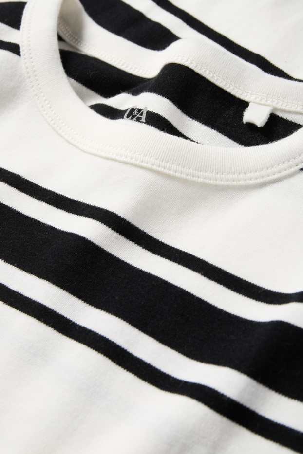 Women - T-shirt - white / black