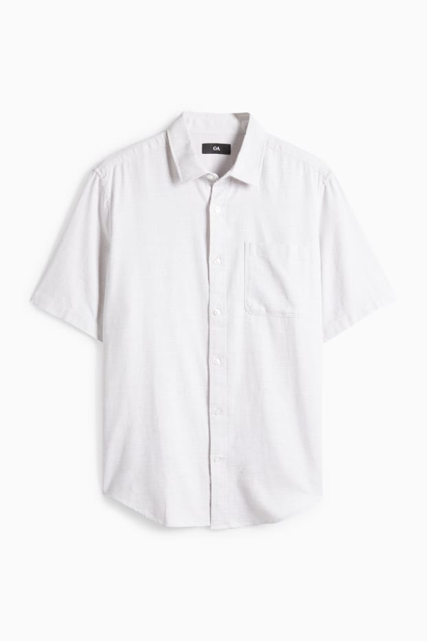 Herren - Hemd - Regular Fit - Kent - hellgrau