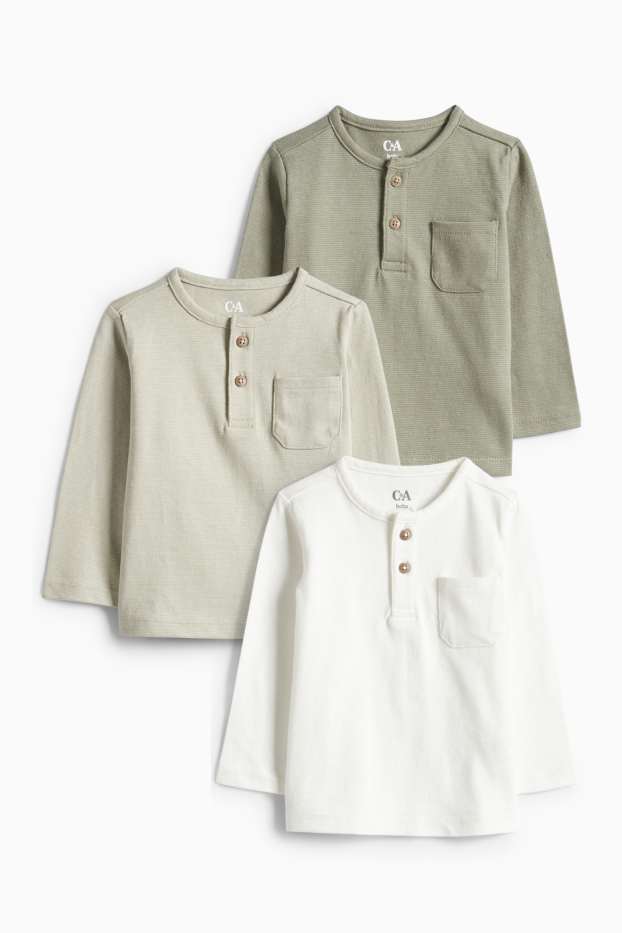 Miminka - chlapci - Tričko pro miminka - krémově bílá