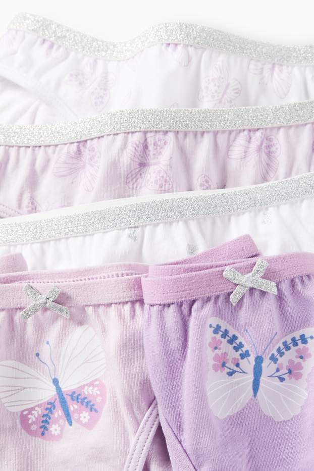 Children Girls - Briefs - light violet