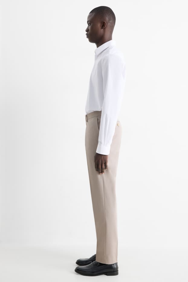 Bărbați - Pantaloni modulari - regular fit - structurați - bej