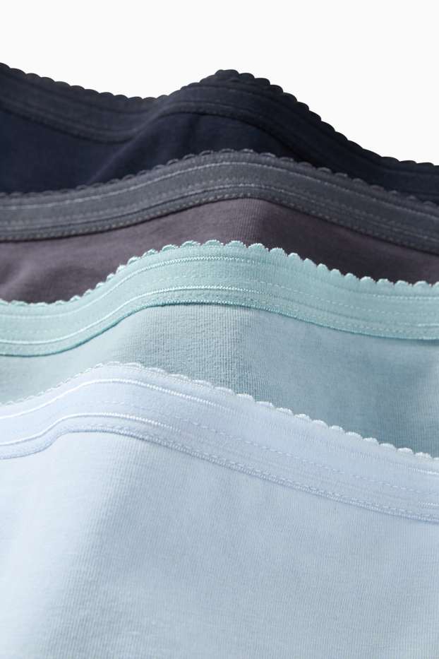 Donna - Confezione da 4 - slip - azzurro