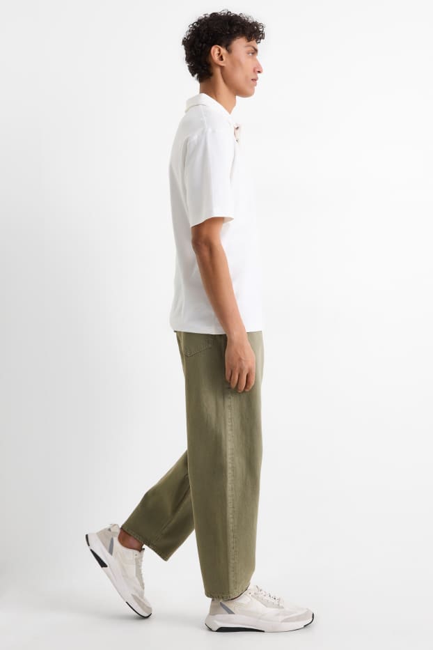 Herren - Barrel Jeans - grün